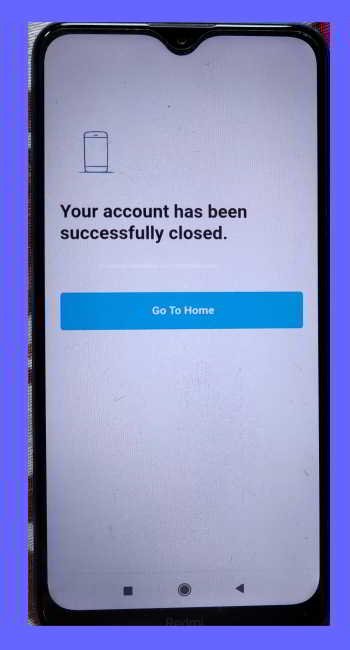 your paytm account has been successfully closed