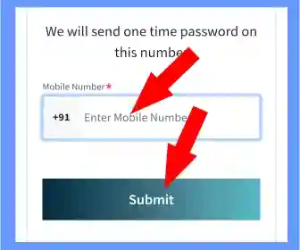 Health Card Kaise Banaye - Digital Health ID 5 एक बार फिर से Submit कर बटन पर क्लिक करें