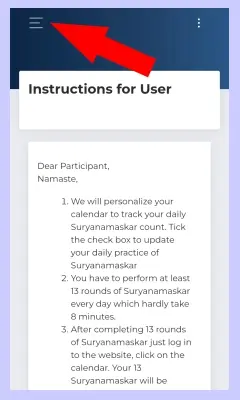 75 Crore Surya Namaskar Registration कैसे करें 7 instruction for use