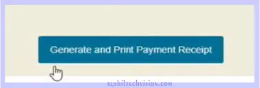 Generate and Print Payment Receipt