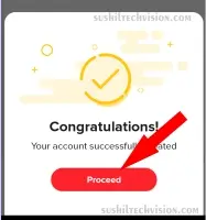 click proceed button