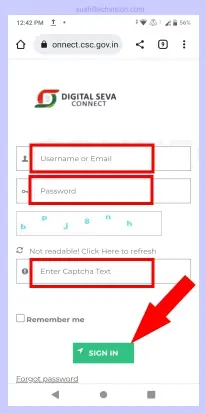 csc account login for new kcc