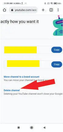 Delete Channel