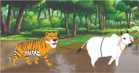 100+ Best Short Stories in Hindi For Kids 2023 8 गाय और बाघ की Short Stories in Hindi